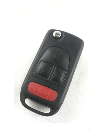 Mercedes-Benz ML-Class W163, 4 buttons flip key (HU64) PCF7935 - ZIPPY LOCKS