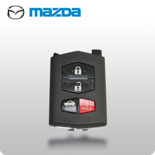 Mazda 2009-2015 4 btn Flip Key Remote - FCC ID: BGBX1T478SKE125-01 - ZIPPY LOCKS