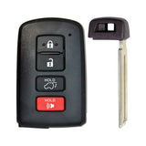 Toyota 2014-2022 Highlander/Sequoia 4-Btn Smart Key w/ Insert Blade - FCC ID: HYQ14FBA - ZIPPY LOCKS