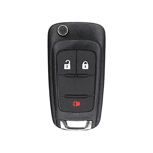 2010-2019 Chevrolet / GMC / Buick / 3-Button Flip Key / OHT01060512 (NON-PROX)