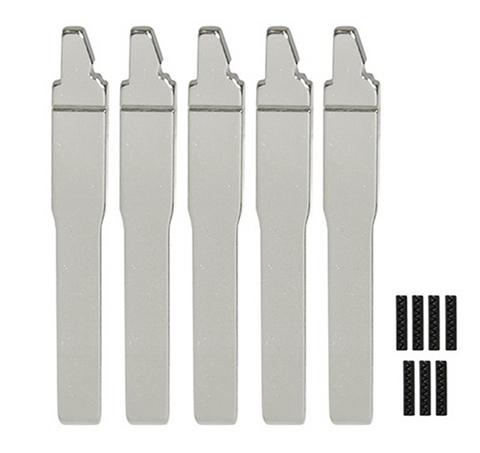 5-Pack Ford HU101 Flip Key Blade w/ Roll Pins for OEM Remotes (GTL) - ZIPPY LOCKS