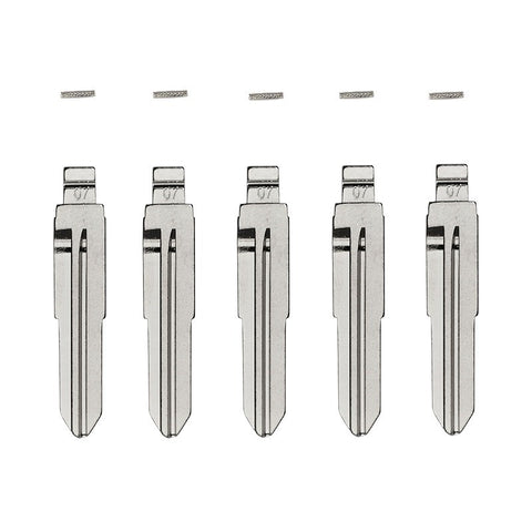 5-Pack Mitsubishi MIT3 Flip Key Blade w/ Roll Pins for Xhorse Remotes - ZIPPY LOCKS