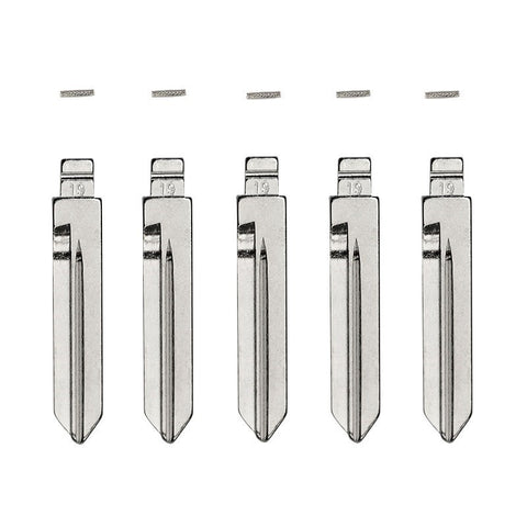 5-Pack Ford H75 Flip Key Blade w/ Roll Pins for Xhorse Remotes - ZIPPY LOCKS