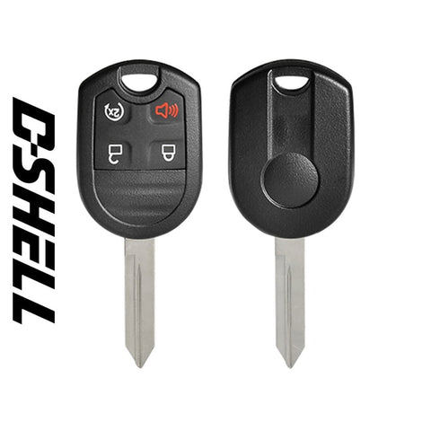 Ford 2011-2020 / 4-Button Remote Head Key D-SHELL (GTL) - ZIPPY LOCKS