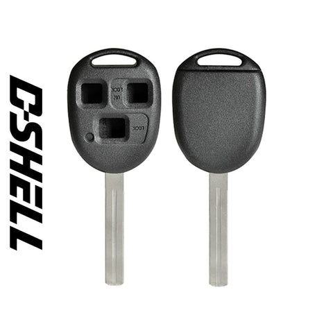 Lexus 3-Button Remote Head D-SHELL TOY40 (GTL) - ZIPPY LOCKS