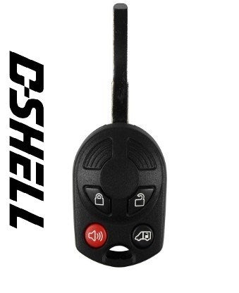 Ford Transit 2015-2021 / 4-Button Remote Head Key D-SHELL (GTL) - ZIPPY LOCKS