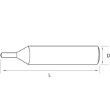 Universal Grade Carbide 1mm Tracer Point (RAISE) - ZIPPY LOCKS