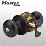 Master Lock - Grade 3 - Biscuit Style Knob - ENTRY- KW1/SC1 Keyway - ZIPPY LOCKS
