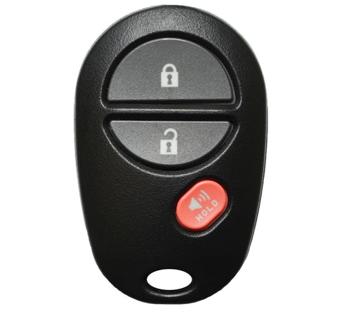 2004-2017 Toyota 3-Button Keyless Entry Remote FCC: GQ43VT20T - ZIPPY LOCKS