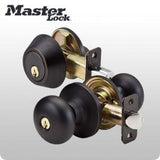 Master Lock - Grade 3 - Combo Pack (Knob & Deadbolt) - KW1 Keyway - ZIPPY LOCKS