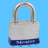 Master Lock #1 UNIVERSAL PADLOCK 1-3/4in (44mm) Wide 5/16in (8mm) diameter (15/16" Shackle) - ZIPPY LOCKS