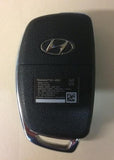 2014-2017 Hyundai Sonata 4 Btn Remote Flip Key (Original) - FCC ID: TQ8-RKE-4F16 - ZIPPY LOCKS