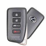 2016-2020 Lexus RX350 RX450 / 4-Button Smart Key / PN: 89904-0E160 / HYQ14FBB / G Board 0010 (OEM) - ZIPPY LOCKS