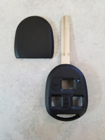 2008 - 2014 Toyota Rugged 3 Button Remote Key Shell TR47 Blade - ZIPPY LOCKS