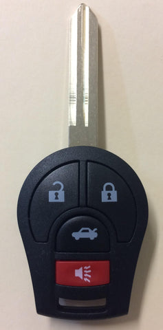 Nissan 2003-2016 4-Btn Remote Head Key (SHELL) - ZIPPY LOCKS
