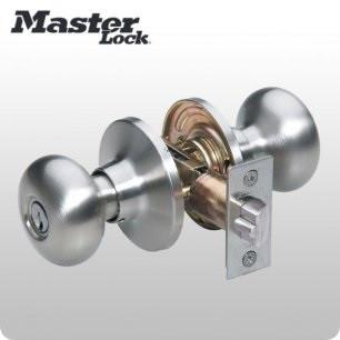 Master Lock - Grade 3 - Biscuit Style Knob - ENTRY- KW1/SC1 Keyway - ZIPPY LOCKS