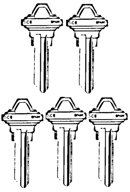 SCHLAGE / SC1 Key - ZIPPY LOCKS