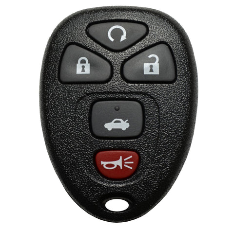 2004-2012 Buick, Chevrolet, Pontiac, Saturn, GM  5-button Remote FCC: KOBGT04A - ZIPPY LOCKS