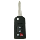 2005-2008 Mazda 6 / 4-Button Remote w/ Key Head - FCC: KPU41788 - ZIPPY LOCKS