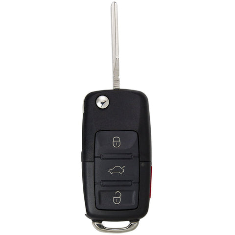 1999-2010 Volkswagen 4-Button Flip-Key / FCC: 1J0959753AM - ZIPPY LOCKS