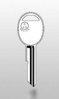 GM B49 / S1098B Mechanical Key (JMA GM-10E) - ZIPPY LOCKS