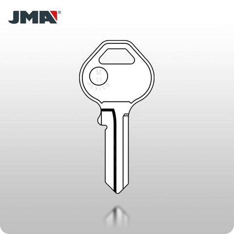 M11 / 1092H Master Padlock Key - Brass JMA MAS-5DE - ZIPPY LOCKS
