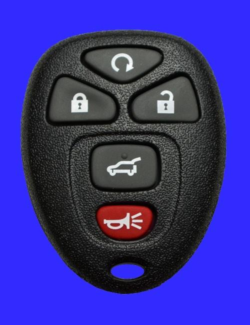 2007-2016 GM, Buick, Cadillac, Chevrolet, GMC, Saturn 5 Btn Remote (SHELL) - Fits: OUC60270 - ZIPPY LOCKS