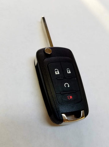 2013-2018 Buick Encore Chevrolet Sonic Trax  4-Button Flip Key  PN: 13504265 / AVL-B01T1AC (NON-PEPS/PROX) - ZIPPY LOCKS