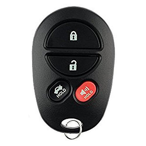 2004- 2008 Toyota Avalon / Solara 4-Button Keyless Entry Remote FCC: GQ43VT20T - ZIPPY LOCKS