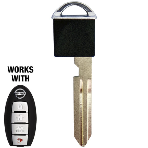 Nissan / Infiniti NI06-PT Emergency Key NO CHIP SILVER (GTL) - ZIPPY LOCKS