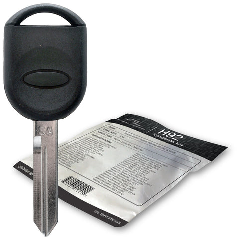 Ford H92 Transponder Key w/ Aftermarket Chip (GTL) - ZIPPY LOCKS