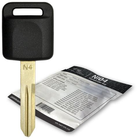Nissan NI04 Transponder Key (GTL) - ZIPPY LOCKS