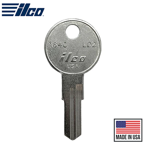 1640 / LD2 Larson Key Blank - ILCO - ZIPPY LOCKS