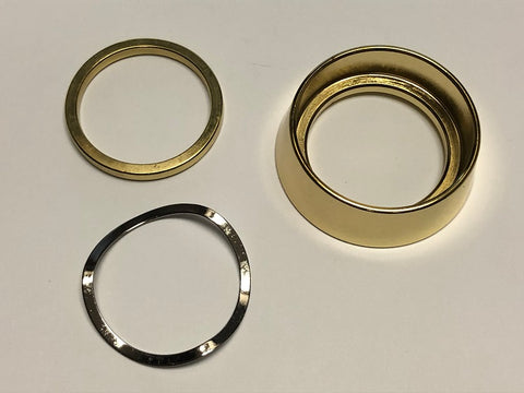 Cylinder Guard Ring / Brass / Up To 1 1/8″ Cylinder - ZIPPY LOCKS