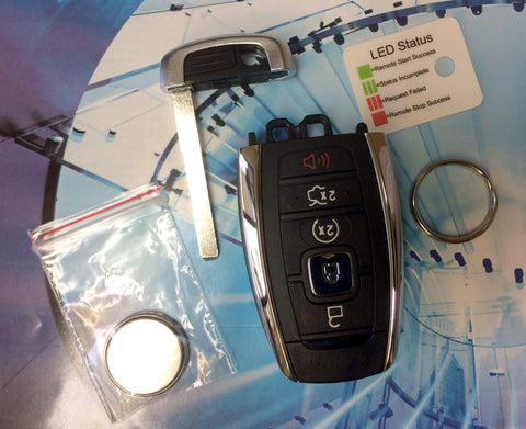 Lincoln 2017-2018 MKZ, MKC, Continental, Navigator 5 Button Remote w/ Insert Key (Original) - FCC ID: M3N-A2C31243300 - ZIPPY LOCKS