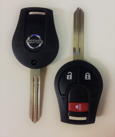 Nissan 2011-2018 3 btn Remote Head Key - FCC ID: CWTWB1U751 - ZIPPY LOCKS
