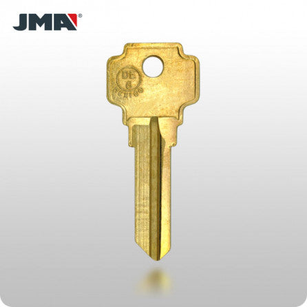 DE6 / MD17 5-Pin Dexter Key - Brass (JMA DX-5DE) - ZIPPY LOCKS