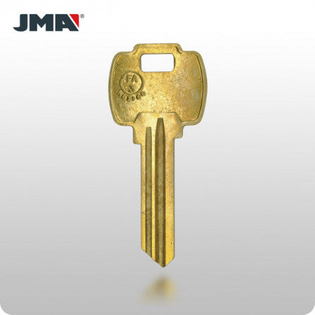 FA3 / A1054WD 6-Pin Falcon Key - Brass (JMA FAL-1DE) - ZIPPY LOCKS