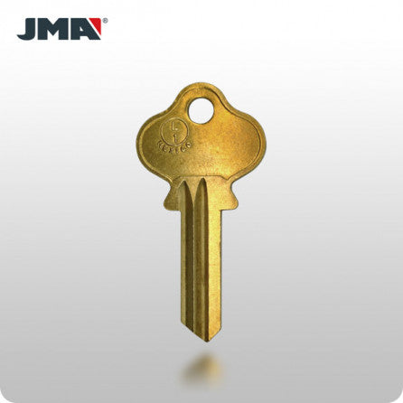 L1 / 1004 5-Pin Lockwood Key - Brass (JMA LWO-4DE) - ZIPPY LOCKS