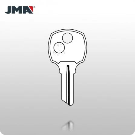 RO7 / RO4 National 5-Wafer Cabinet Key - Brass (JMA NTC-7DE) - ZIPPY LOCKS