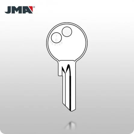 Y6 / 997X Yale 4-Pin Cabinet Key - Brass (JMA YA-82DE) - ZIPPY LOCKS