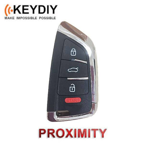 KEYDIY Knife Style 4-Button Universal Remote Key w/ Proximity Function (KD-ZB02-4) - ZIPPY LOCKS