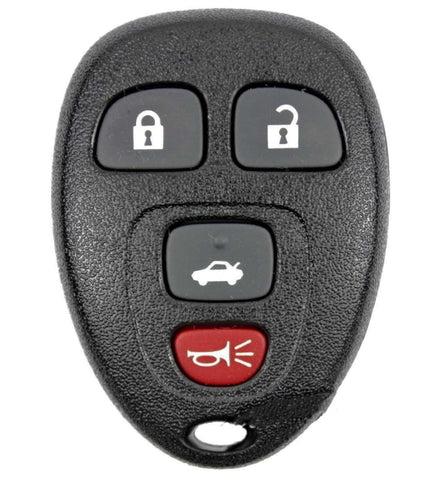 2004-2012 GM 4-Button Keyless Entry Remote PC: 15252034 / FCC: KOBGT04A - ZIPPY LOCKS