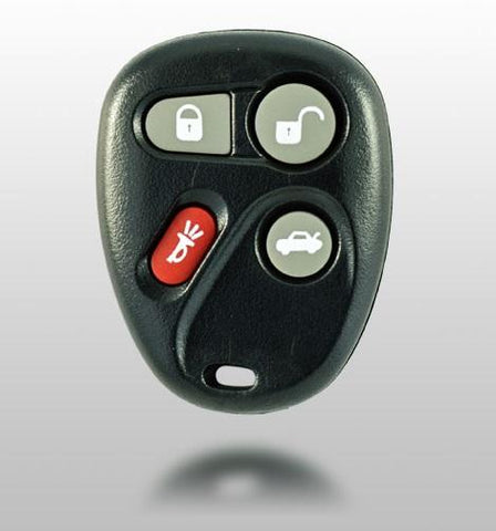 2000-2005 GMC Buick Cadillac Chevrolet Oldsmobile 4 Button Replacement Remote for FCC: KOBUT1BT - ZIPPY LOCKS