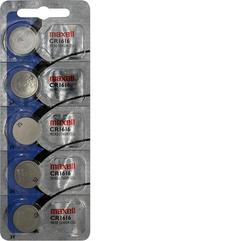 5-PACK of CR1616 3-Volt Lithium Batteries - ZIPPY LOCKS