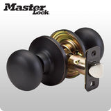 Master Lock - Grade 3 - Biscuit Style Door Knob - No Keyway - Passage - ZIPPY LOCKS