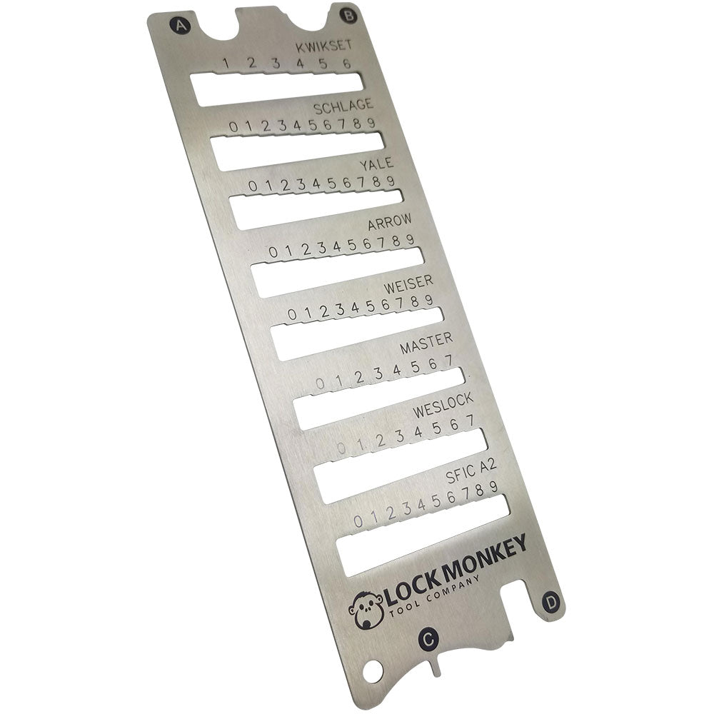 LOC/LKさん専用 12-in-1 Residential/Commercial Key Decoder locksmith tool