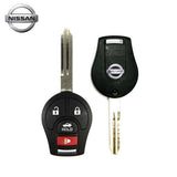 2003-2017 Nissan / 4-Button Remote Head Key / FCC:CWTWB1U751 - ZIPPY LOCKS