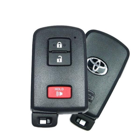 Toyota 2012-2017 3 Btn Proximity Remote w/ Emergency Key (Original) - FCC ID: HYQ14FBA - ZIPPY LOCKS