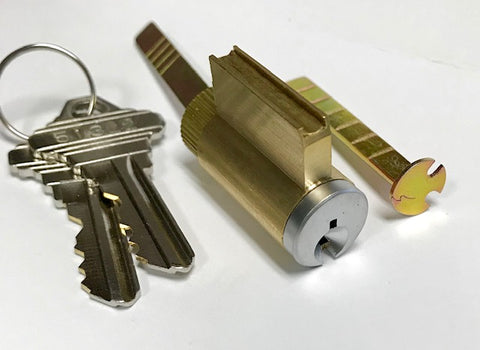 Premium Key-In-Knob (KIK) Cylinder – 26D – Silver – SC1 - ZIPPY LOCKS